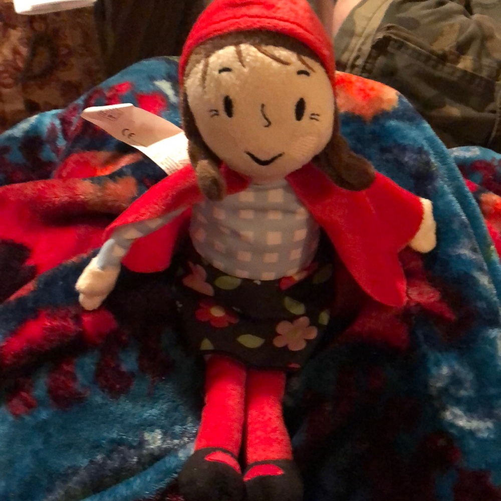 IKEA  Lillgammal Doll W/Cape Red cape Machine Wash